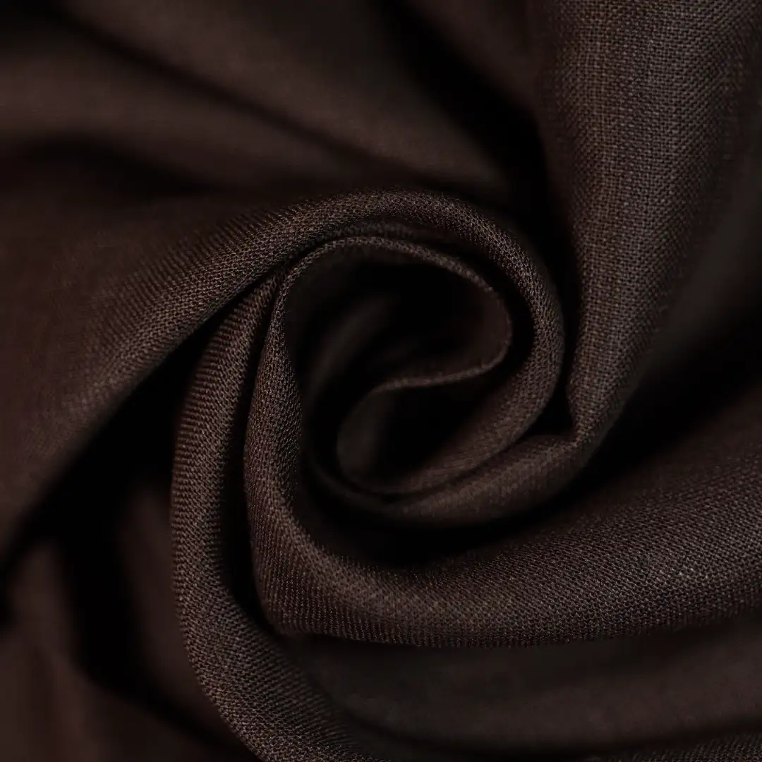 China Fabric for Shirt,Pants,T-Shirt Linen/Cotton Plain Natural Woven Fabric Flax Cotton Brown color buy from China wholesaler bulk order at wholesale price free worldwide shipping Alibaba