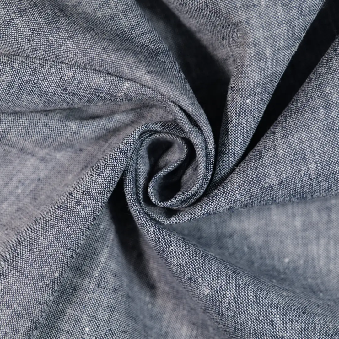 China Fabric for Shirt,Pants,Crop Top,Skirt Linen/Cotton Plain Natural Woven Fabric Cotton Flax grey color buy from China wholesaler bulk order at wholesale price free worldwide shipping Alibaba