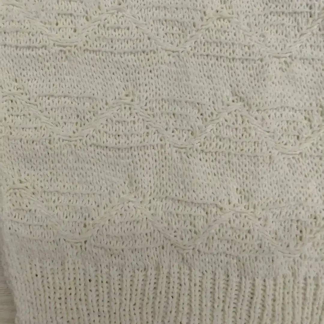 China Yarn for Open Cardigan (Sweater),Full-Zipper Cardigan (Sweater),Half-Zipper Cardigan (Sweater),Knitted Jacket (Sweater),Round Neck Pullover (Sweater) Matt Chenille Fancy Yarn Polyester Ivory color buy from China wholesaler bulk order at wholesale price free worldwide shipping Alibaba