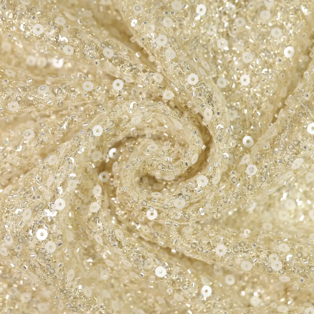 China Fabric for Skirt,Over Shirt Chanel-Style Fabric Woolen Polyester Silver color buy from China wholesaler bulk order at wholesale price free worldwide shipping Alibaba