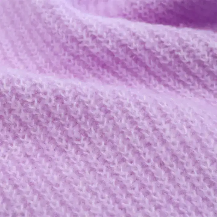 China Yarn for Ladies Vest (Sweater) Mossy Yarn Fancy Yarn Recycled Polyester Polyester Wool Elastane purple color buy from China wholesaler bulk order at wholesale price free worldwide shipping Alibaba