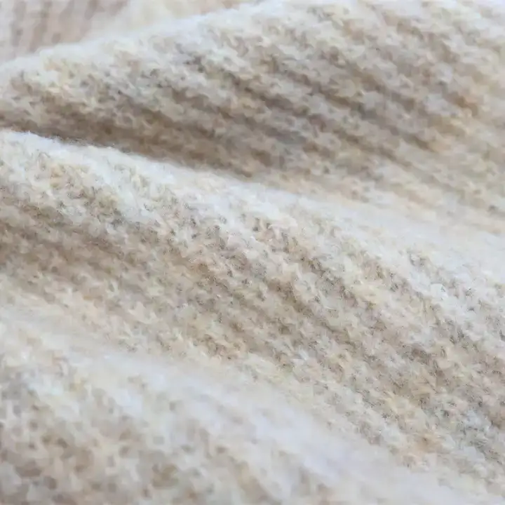 China Yarn for Ladies Vest (Sweater) Mossy Yarn Fancy Yarn Recycled Polyester Polyester Wool Elastane purple color buy from China wholesaler bulk order at wholesale price free worldwide shipping Alibaba