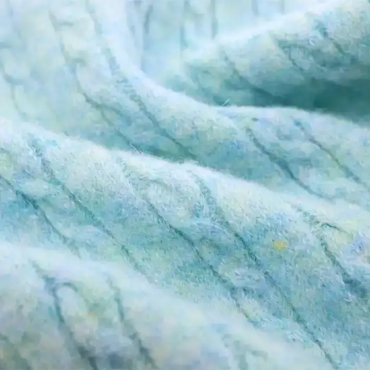 China Yarn for Ladies Vest (Sweater) Core Spun Yarn Regular Yarn Recycled Polyester Polyester Wool PBT Blue Mel color buy from China wholesaler bulk order at wholesale price free worldwide shipping Alibaba