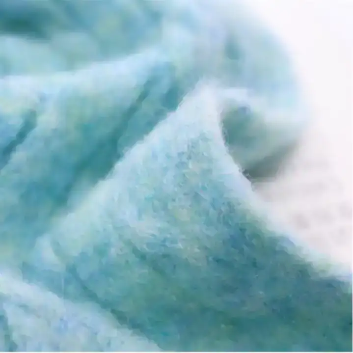 China Yarn for Ladies Vest (Sweater) Core Spun Yarn Regular Yarn Recycled Polyester Polyester Wool PBT Blue Mel color buy from China wholesaler bulk order at wholesale price free worldwide shipping Alibaba