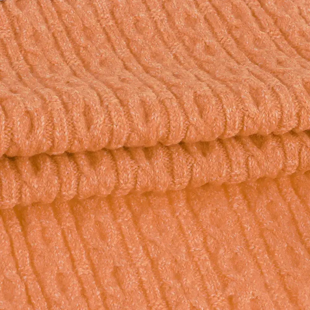 China Yarn for Ladies Vest (Sweater),Open Cardigan (Sweater),Half-Zipper Cardigan (Sweater),Round Neck Pullover (Sweater),Crew Neck Pullover (Sweater) Mossy Yarn Fancy Yarn Polyester Spandex Orange color buy from China wholesaler bulk order at wholesale price free worldwide shipping Alibaba