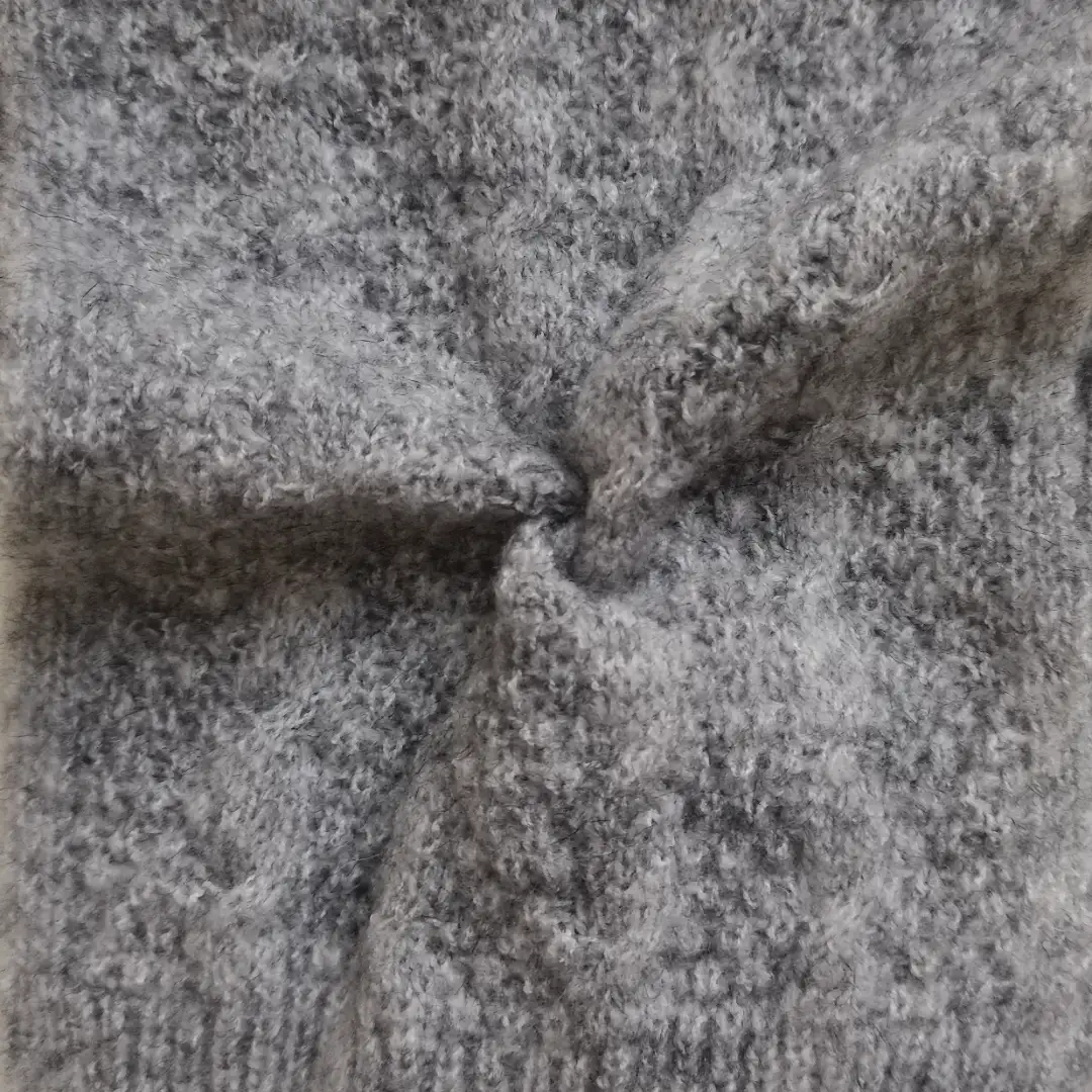 China Yarn for Ladies Vest (Sweater),Open Cardigan (Sweater),Kids Crew-Neck Cardigan (Sweater),U-Neck Cardigan (Sweater),Single Button Cardigan (Sweater,Scallop Trims Cardigan (Sweater) Mossy Yarn Fancy Yarn Recycled Polyester Acrylic Wool Nylon Spandex Grey color buy from China wholesaler bulk order at wholesale price free worldwide shipping Alibaba