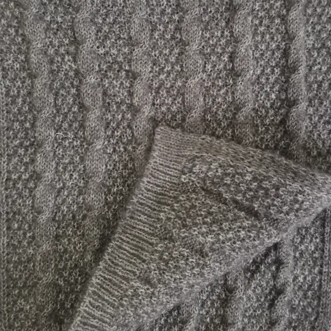 China Yarn for Men’s Vest (Sweater),Open Cardigan (Sweater),Half-Zipper Cardigan (Sweater),Round Neck Pullover (Sweater),Roll Neck Jumper (Sweater) Mossy Yarn Fancy Yarn Acrylic Recycled Polyester Spandex Beige/Grey color buy from China wholesaler bulk order at wholesale price free worldwide shipping Alibaba