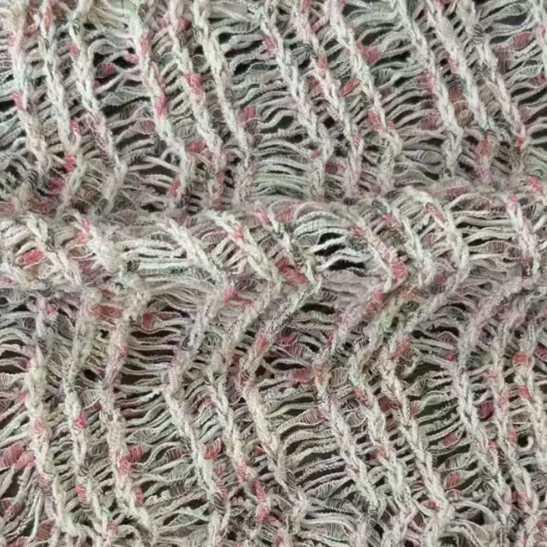 China Yarn for Ladies Vest (Sweater),Roll Neck Jumper (Sweater),V-Neck Button Up Cardigan (Sweater),Polo Cropped Vest (Sweater) POLO Flat Tape Yarn Fancy Yarn BCI Cotton Recycled Polyester Pink group color buy from China wholesaler bulk order at wholesale price free worldwide shipping Alibaba