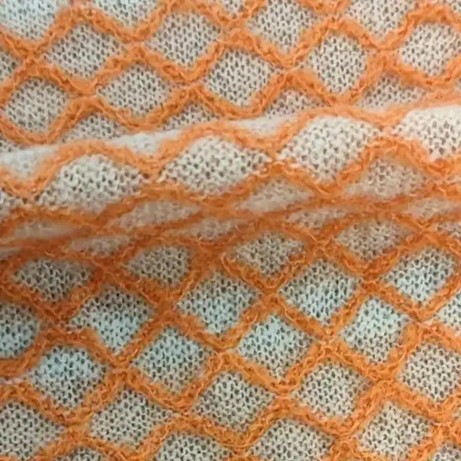 China Yarn for Ladies Vest (Sweater),Roll Neck Jumper (Sweater),Single Button Cardigan (Sweater,Polo Cropped Vest (Sweater) POLO Mossy Yarn Fancy Yarn Wool Acrylic Nylon Orange color buy from China wholesaler bulk order at wholesale price free worldwide shipping Alibaba