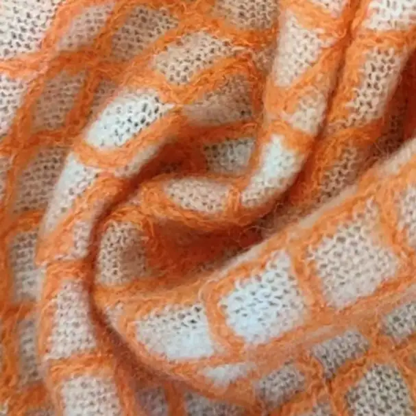 China Yarn for Ladies Vest (Sweater),Roll Neck Jumper (Sweater),Single Button Cardigan (Sweater,Polo Cropped Vest (Sweater) POLO Mossy Yarn Fancy Yarn Wool Acrylic Nylon Orange color buy from China wholesaler bulk order at wholesale price free worldwide shipping Alibaba