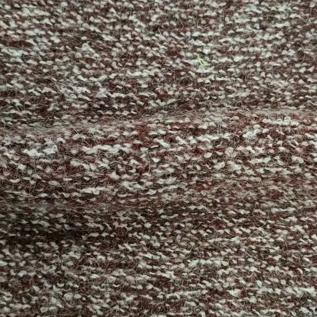 China Yarn for Open Cardigan (Sweater),Round Neck Pullover (Sweater),Hoodie  (Sweater),Roll Neck Jumper (Sweater) Mossy Yarn Fancy Yarn Wool Acrylic Recycled Polyester Spandex Pink wine red color buy from China wholesaler bulk order at wholesale price free worldwide shipping Alibaba