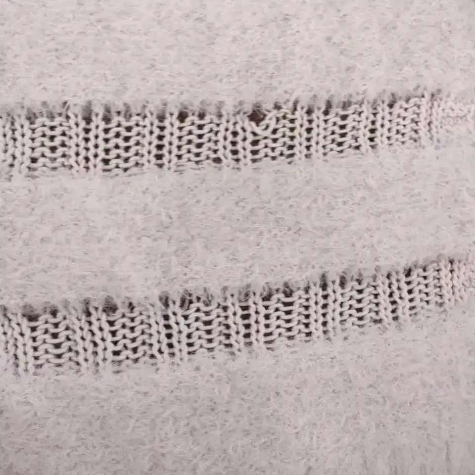 China Yarn for Round Neck Pullover (Sweater),Roll Neck Jumper (Sweater),Womens Short Hoodie Feather Yarn Fancy Yarn Polyester White color buy from China wholesaler bulk order at wholesale price free worldwide shipping Alibaba