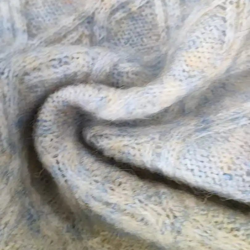 China Yarn for Ladies Vest (Sweater),Roll Neck Jumper (Sweater),Polo Cropped Vest (Sweater) POLO,Womens Short Hoodie Mossy Yarn Fancy Yarn Wool Acrylic Polyester Spandex Blue-yellow group color buy from China wholesaler bulk order at wholesale price free worldwide shipping Alibaba