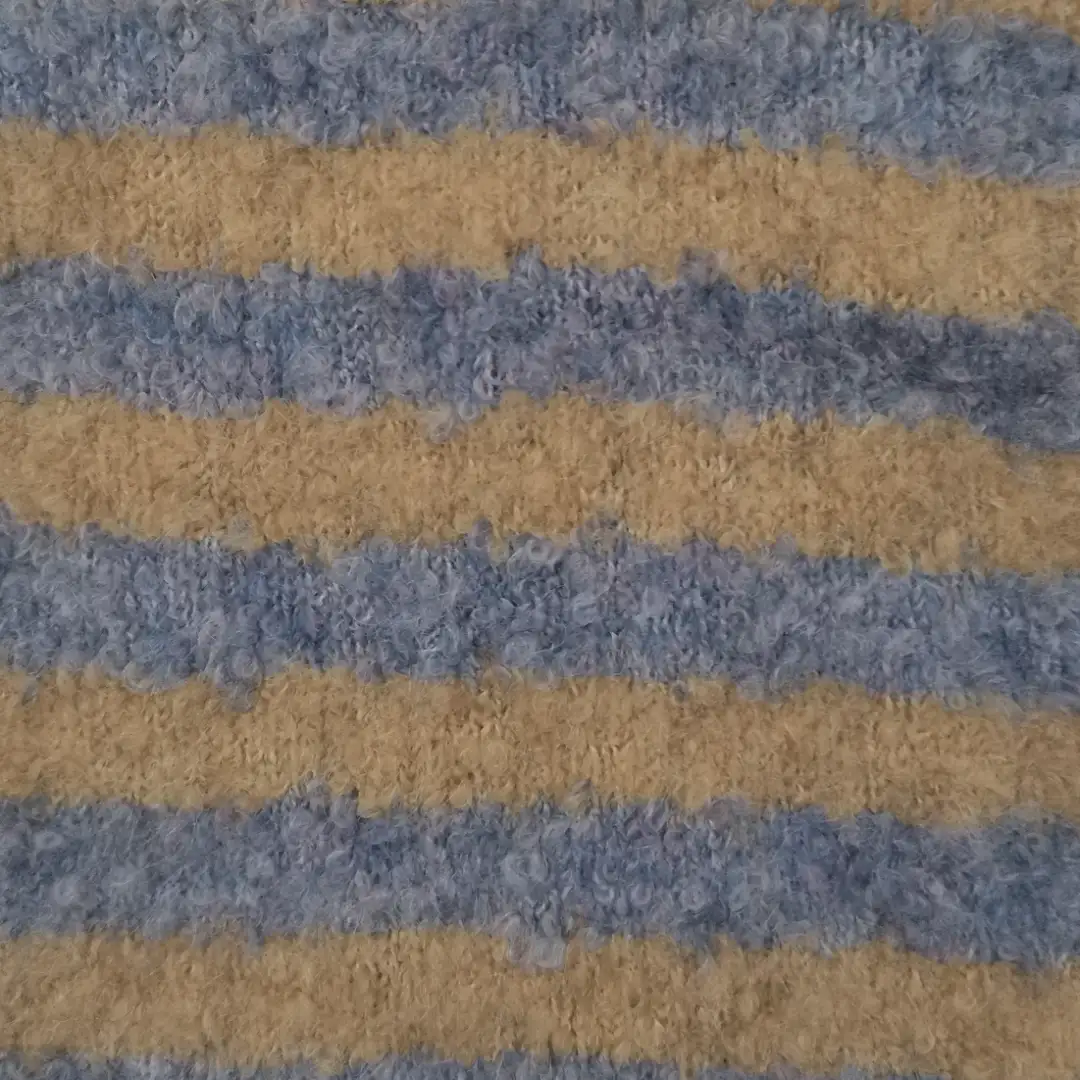 China Yarn for Open Cardigan (Sweater),Full-Zipper Cardigan (Sweater),Knitted Jacket (Sweater),Kids Crew-Neck Cardigan (Sweater) Boucle Yarn Fancy Yarn Recycled Polyester Polyester Acrylic Wool Spandex Camel+Blue color buy from China wholesaler bulk order at wholesale price free worldwide shipping Alibaba