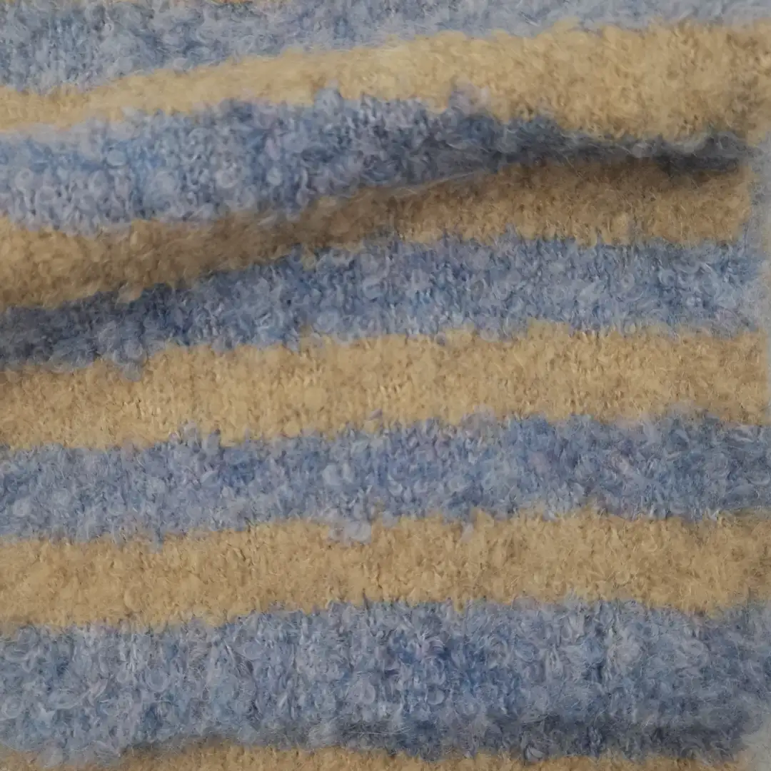 China Yarn for Open Cardigan (Sweater),Full-Zipper Cardigan (Sweater),Knitted Jacket (Sweater),Kids Crew-Neck Cardigan (Sweater) Boucle Yarn Fancy Yarn Recycled Polyester Polyester Acrylic Wool Spandex Camel+Blue color buy from China wholesaler bulk order at wholesale price free worldwide shipping Alibaba