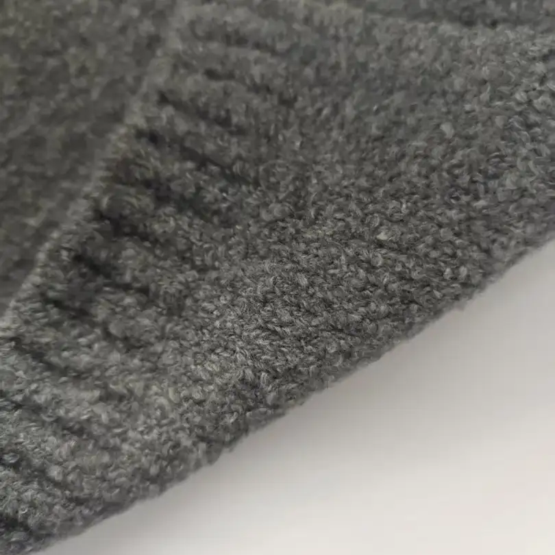 China Yarn for Full-Zipper Cardigan (Sweater),Half-Zipper Cardigan (Sweater),Shirt Half Sleeve Button (Sweater),Shirt Half Sleeve Zipper (Sweater) Boucle Yarn Fancy Yarn Cotton Polyester Spandex Gray color buy from China wholesaler bulk order at wholesale price free worldwide shipping Alibaba