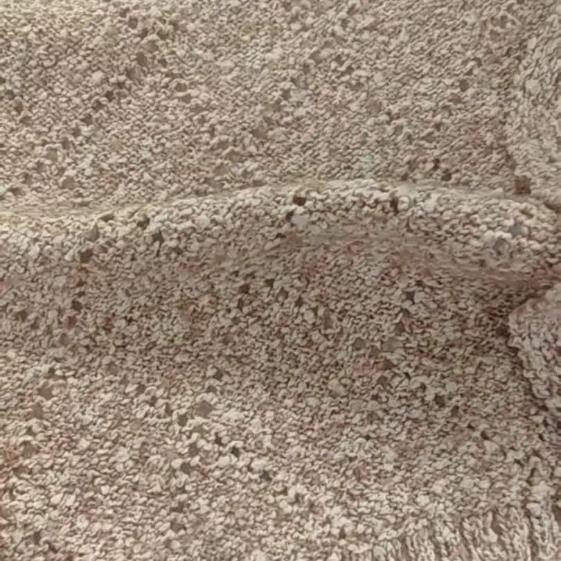 China Yarn for Full-Zipper Cardigan (Sweater),Half-Zipper Cardigan (Sweater),Shirt Long Sleeve Button (Sweater) Knot Yarn Fancy Yarn Recycled Polyester Polyester Wool brown color buy from China wholesaler bulk order at wholesale price free worldwide shipping Alibaba