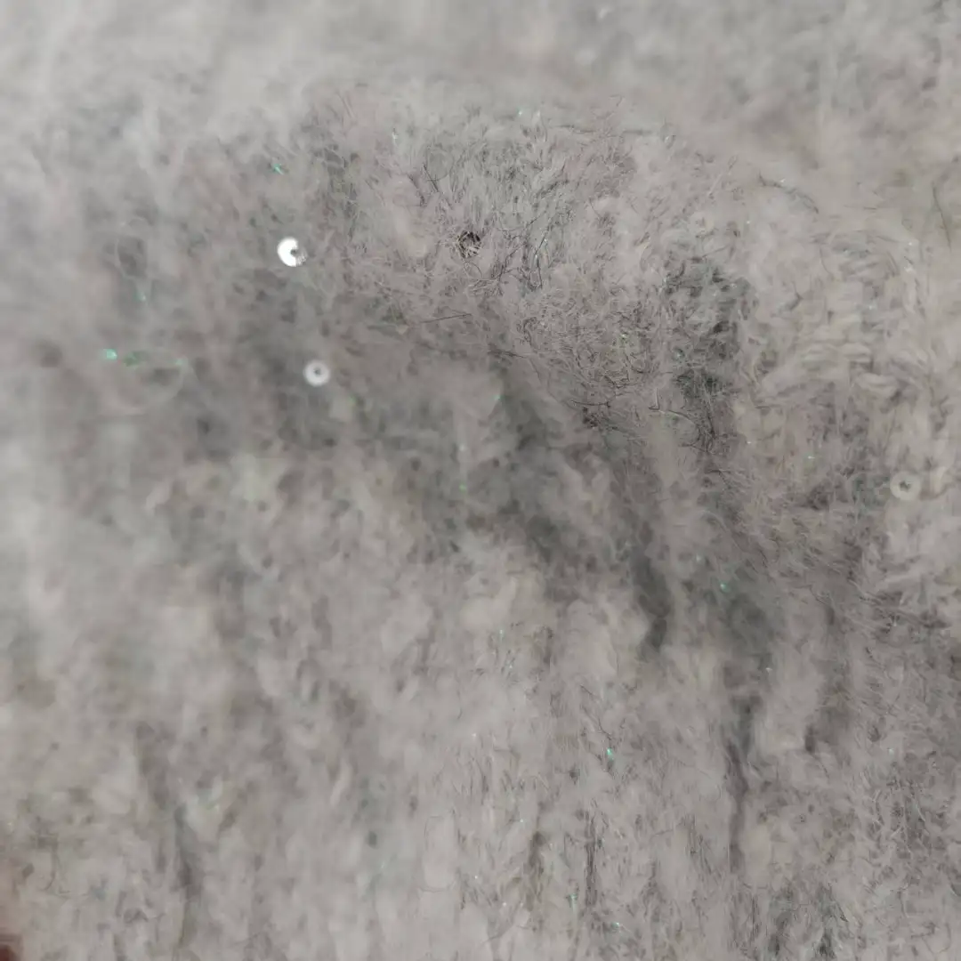 China Yarn for Open Cardigan (Sweater),Full-Zipper Cardigan (Sweater),Half-Zipper Cardigan (Sweater),Shirt Long Sleeve Button (Sweater) Mossy Yarn Fancy Yarn Wool Recycled Polyester Polyester Nylon Spandex Gray color buy from China wholesaler bulk order at wholesale price free worldwide shipping Alibaba