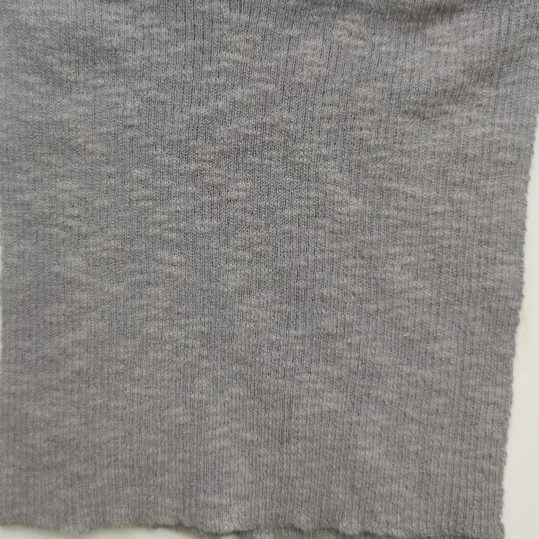 China Yarn for Ladies Vest (Sweater),Open Cardigan (Sweater),Half-Zipper Cardigan (Sweater),Round Neck Pullover (Sweater),Kids Bow Tie-Front Vest (Sweater),Kids Ruffled Edge Jumper (Sweater) Slub Yarn Fancy Yarn Cotton Rayon Grey Mel color buy from China wholesaler bulk order at wholesale price free worldwide shipping Alibaba