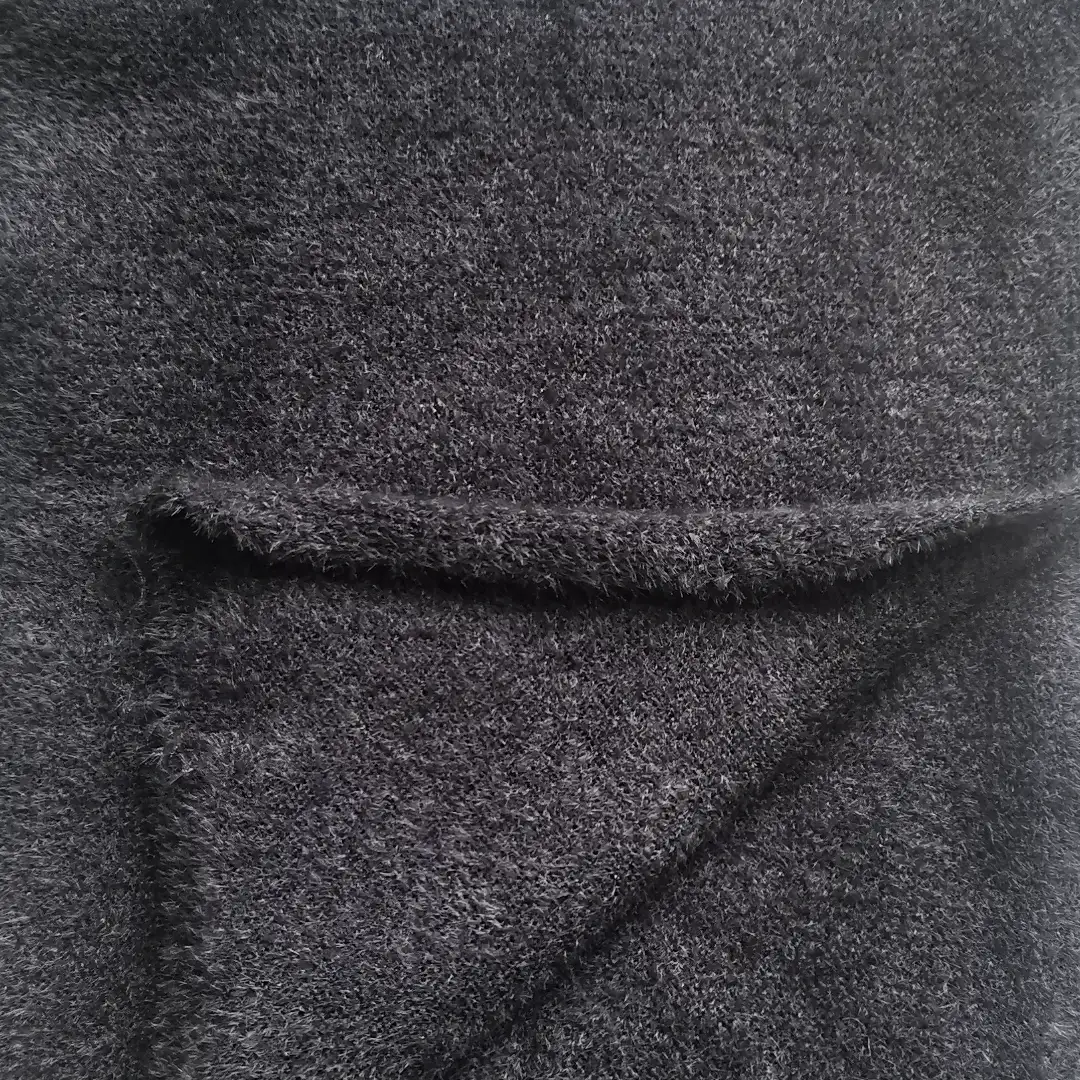 China Yarn for Open Cardigan (Sweater),Knitted Jacket (Sweater),Round Neck Pullover (Sweater),Roll Neck Jumper (Sweater),Kids Rounded Cardigan (Sweater),Buttonless Cardigan (Sweater) Feather Yarn Fancy Yarn Polyester Black color buy from China wholesaler bulk order at wholesale price free worldwide shipping Alibaba