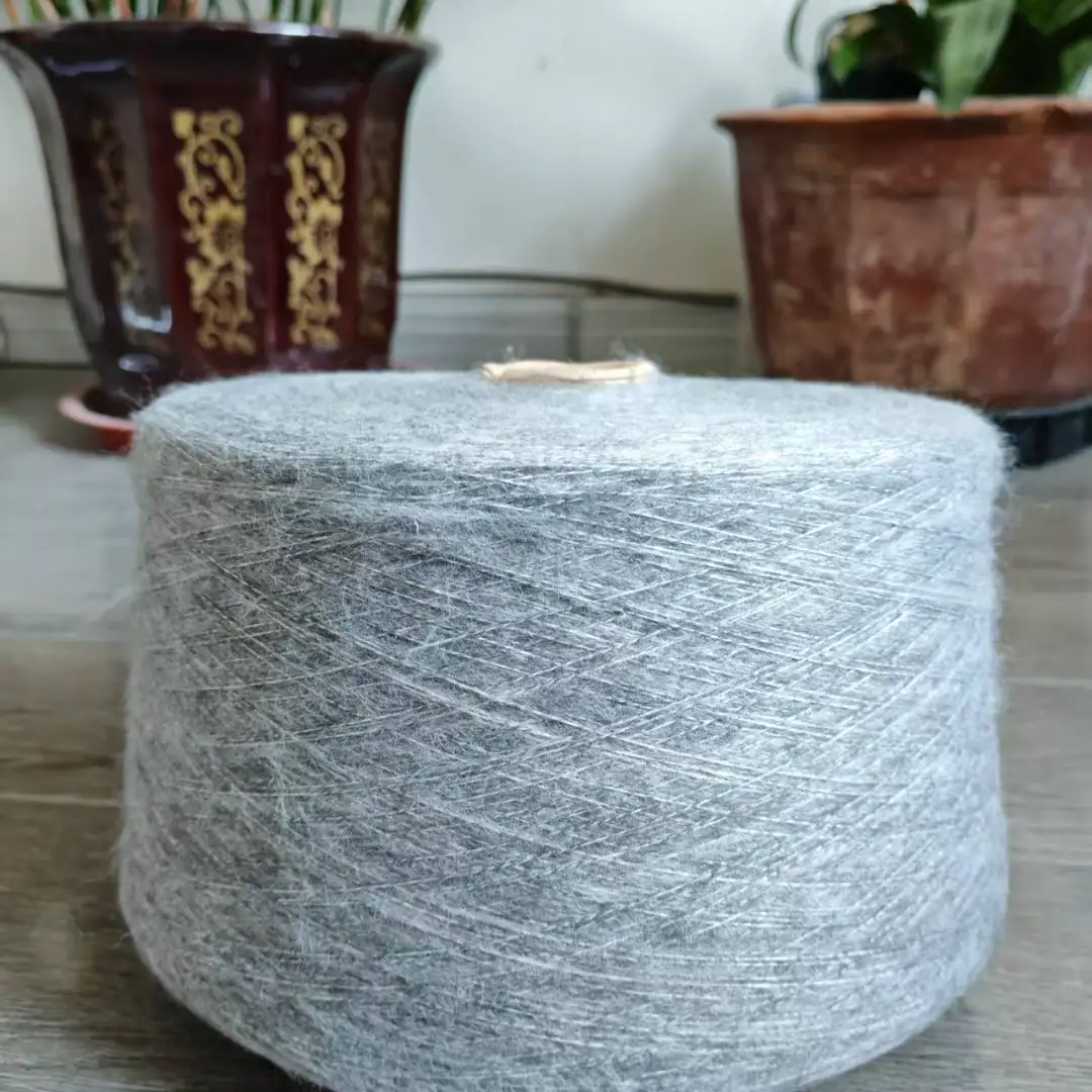 China Yarn for Open Cardigan (Sweater),Full-Zipper Cardigan (Sweater),Half-Zipper Cardigan (Sweater),Shirt Long Sleeve Button (Sweater) Mossy Yarn Fancy Yarn Acrylic Polyester Spandex Gray color buy from China wholesaler bulk order at wholesale price free worldwide shipping Alibaba