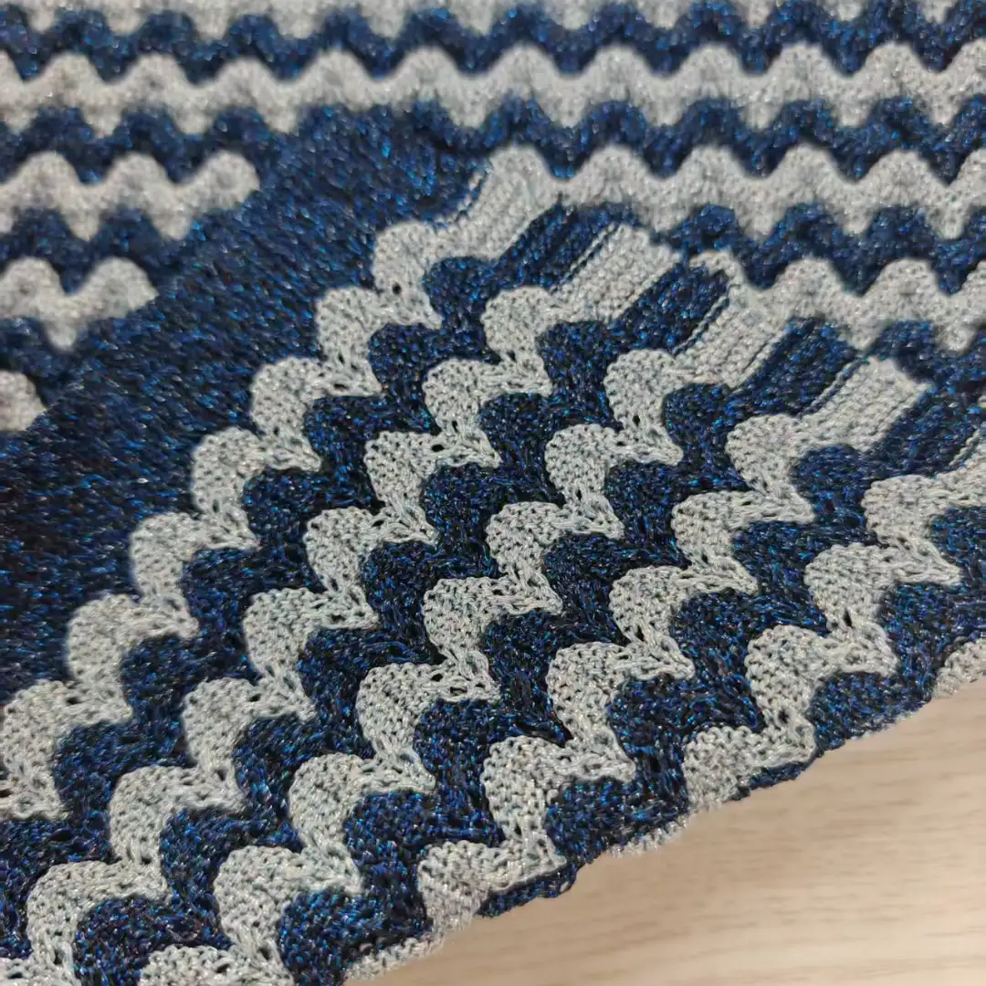 China Yarn for Knitted Jacket (Sweater),Round Neck Pullover (Sweater),Crop Top Pullover (Sweater),Polo T-shirt (Sweater) Twisted Yarn Twisted Yarn Metallic fiber Polyester Gray，Blue color buy from China wholesaler bulk order at wholesale price free worldwide shipping Alibaba