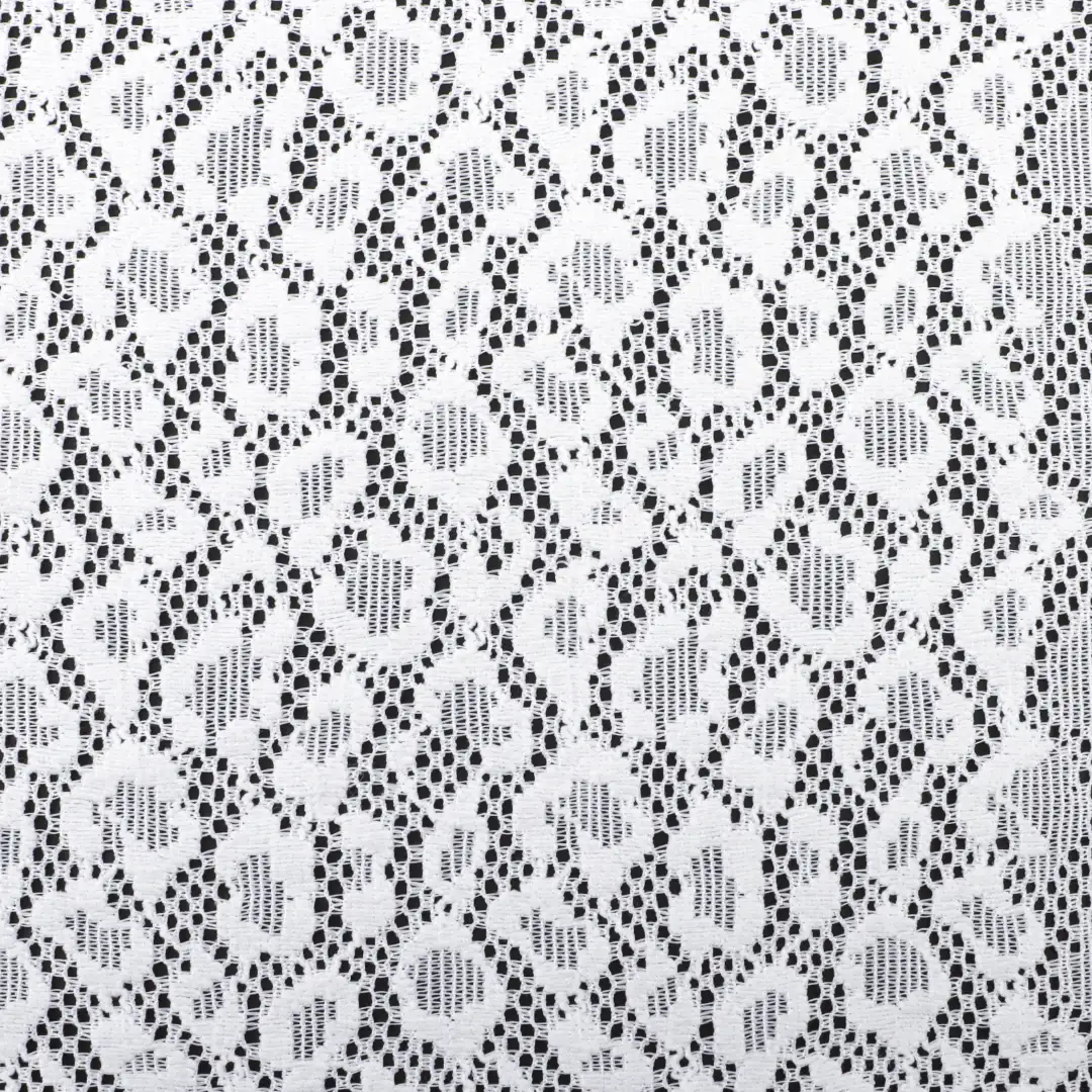 China Fabric for Shirt,Tank Top,Blouse,Skirt,Shorts Lace Knit Fabric Polyester Spandex white color buy from China wholesaler bulk order at wholesale price free worldwide shipping Alibaba