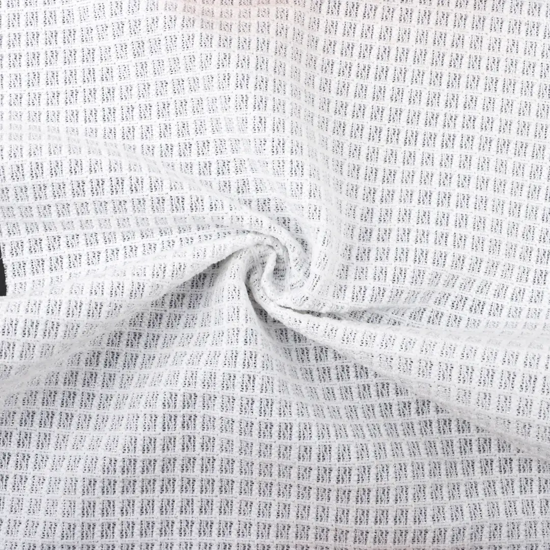 China Fabric for Shirt,Tank Top,Blouse,Skirt,Shorts Lace Knit Fabric Polyester Spandex white color buy from China wholesaler bulk order at wholesale price free worldwide shipping Alibaba