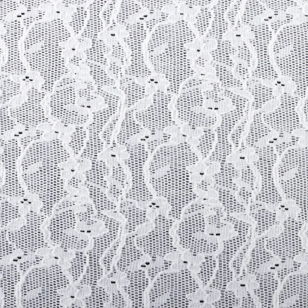 China Fabric for Tank Top,Blouse,Skirt,Shorts Lace Knit Fabric Polyester Spandex white color buy from China wholesaler bulk order at wholesale price free worldwide shipping Alibaba