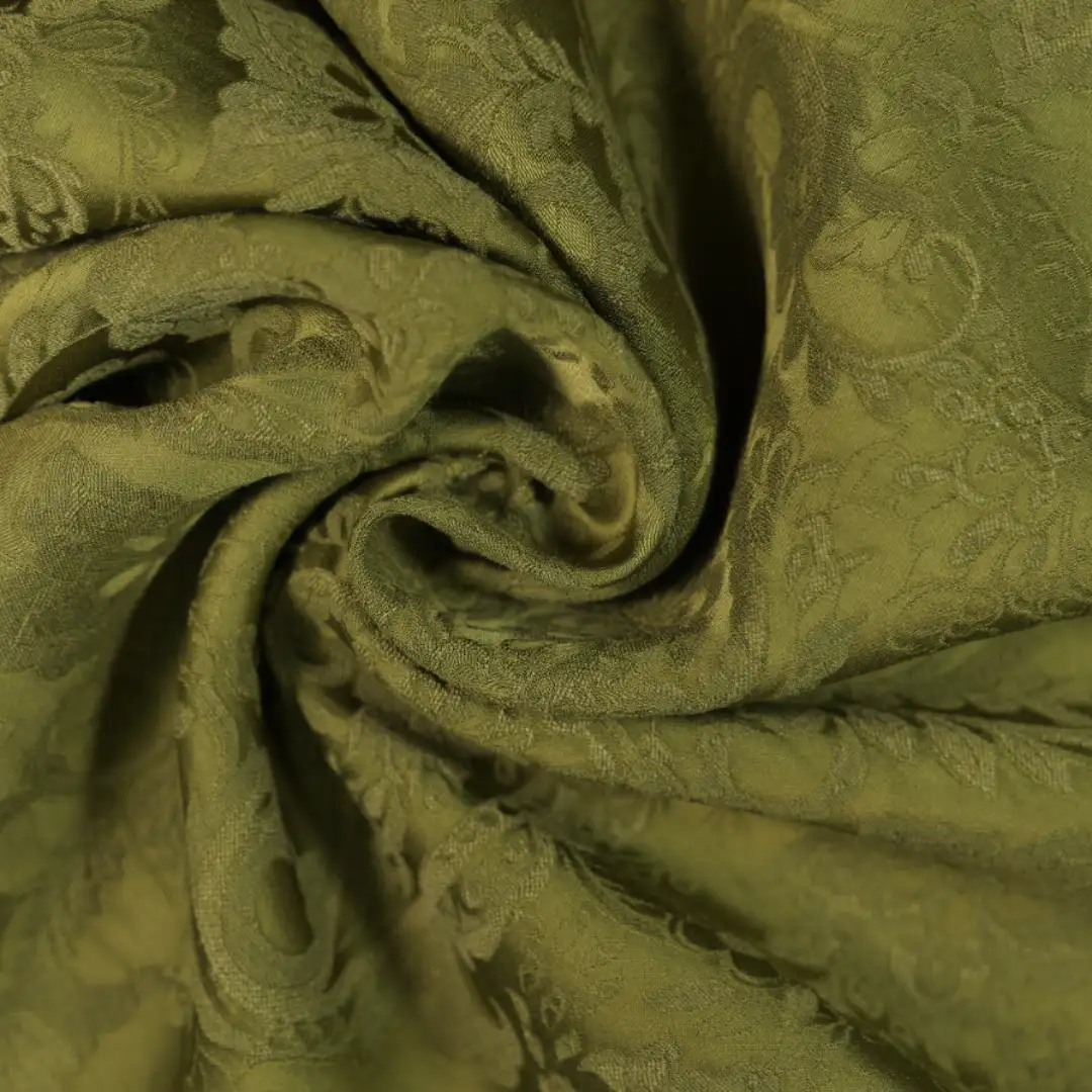 China Fabric for Shirt,Skirt Jacquard Synthetic Woven Fabric Viscose green color buy from China wholesaler bulk order at wholesale price free worldwide shipping Alibaba