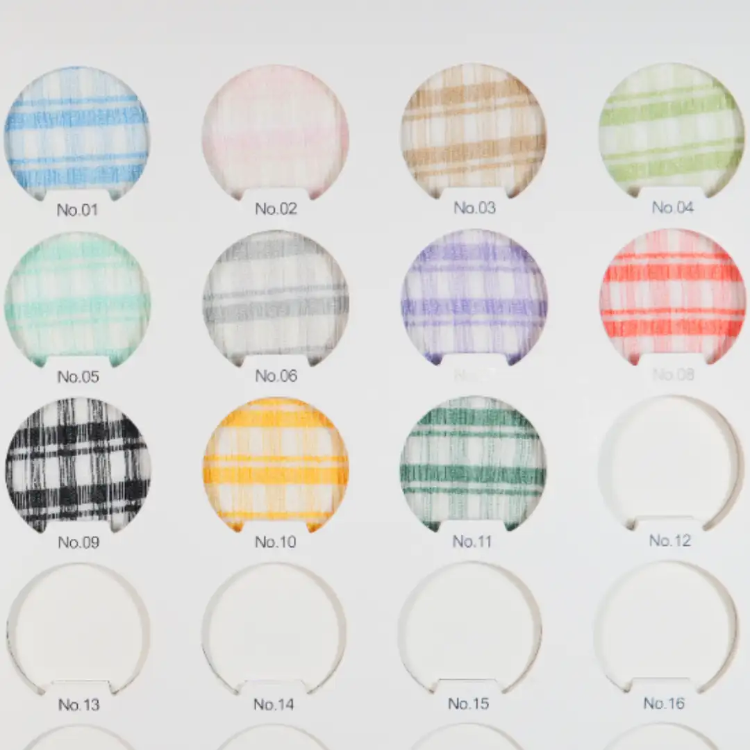 China Fabric for Shirt,Crop Top,Girls Flared-Sleeve Maxi Dress Yarn-dyed fabric Knit Fabric Polyester Spandex khaki color buy from China wholesaler bulk order at wholesale price free worldwide shipping Alibaba