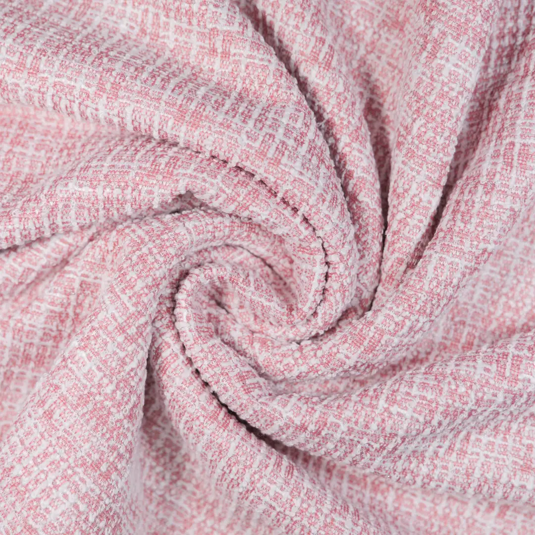 China Fabric for Skirt,Girls Beach Cami Mini Dress Jacquard Knit Fabric Polyester Spandex Lurex pink color buy from China wholesaler bulk order at wholesale price free worldwide shipping Alibaba