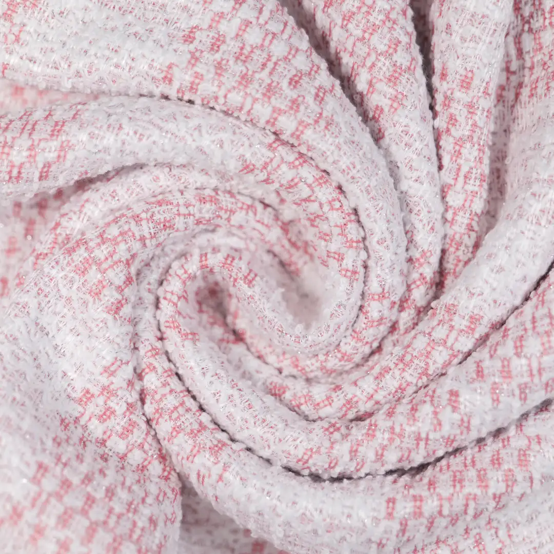 China Fabric for Jackets,Suit,Sleeveless Waist Shirt,Womens Asymmetrical Ruffled Skirt,Womens Belted Balloon Skirt Jacquard Knit Fabric Polyester Spandex Lurex navy color buy from China wholesaler bulk order at wholesale price free worldwide shipping Alibaba