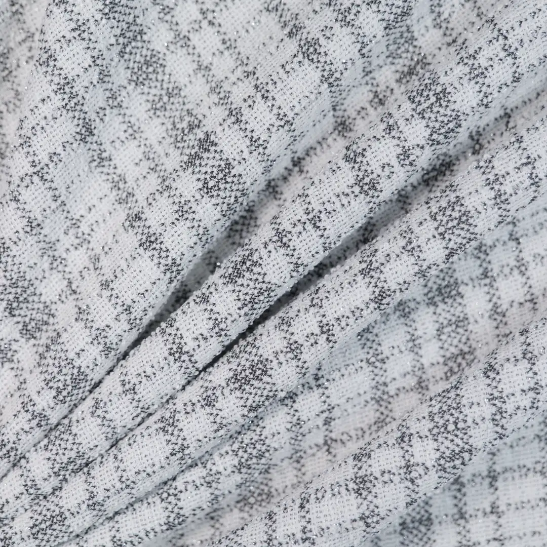 China Fabric for Girls Flared-Sleeve Maxi Dress,Girls Ruffled V-Neck Dress,Womens Quilted A-Line Midi Skirt,Womens Side-Slit Pencil Midi Skirt Jacquard Knit Fabric Polyester Lurex Spandex stripes color buy from China wholesaler bulk order at wholesale price free worldwide shipping Alibaba