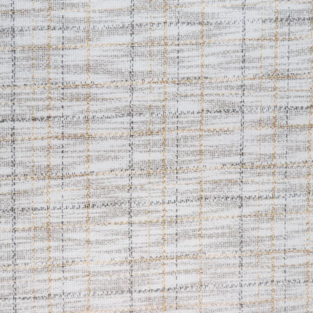 China Fabric for Jackets,Skirt,Shorts Yarn-dyed fabric Knit Fabric Polyester Elastane white color buy from China wholesaler bulk order at wholesale price free worldwide shipping Alibaba