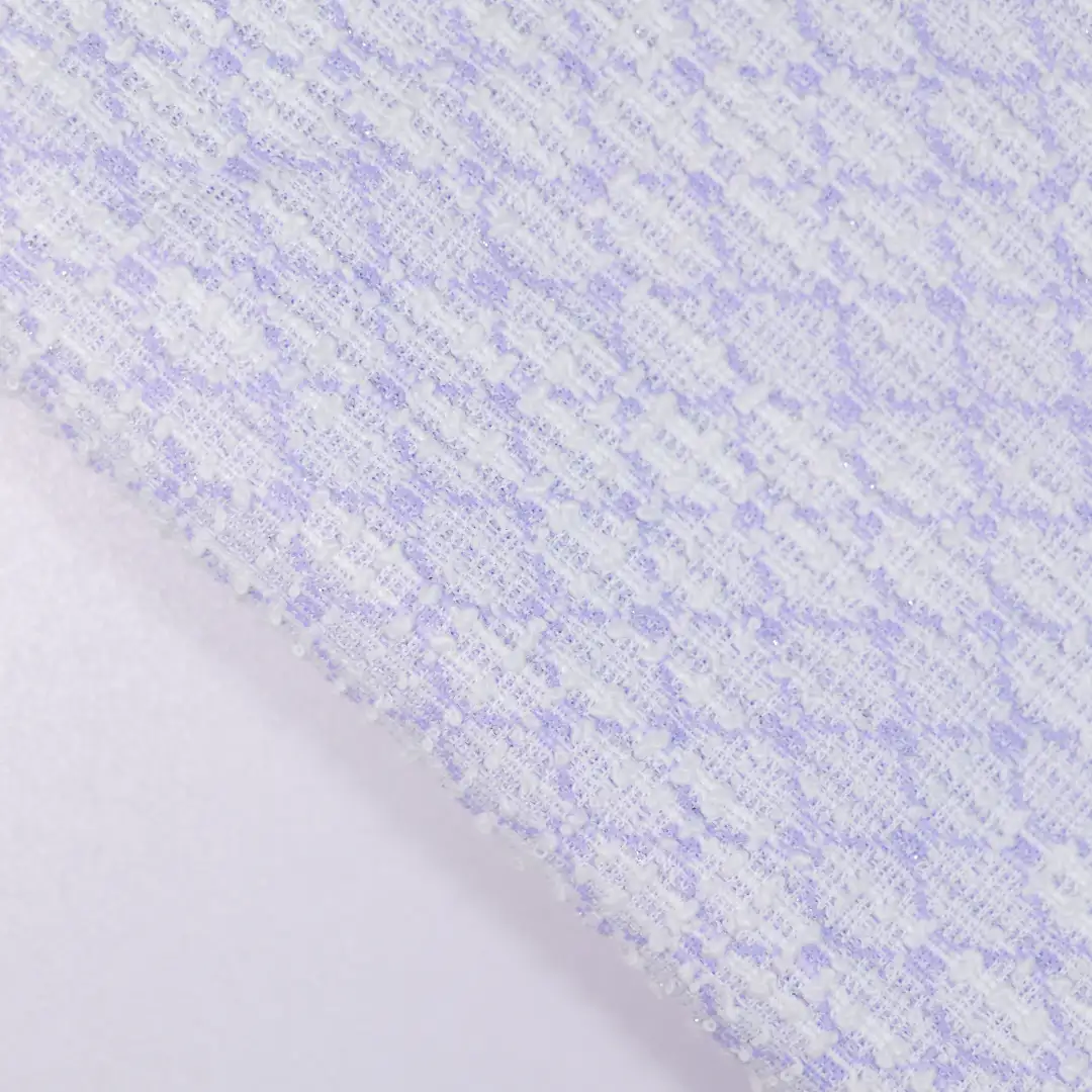 China Fabric for Skirt,Shorts,Womens Halterneck Cake Dress,Womens High Waist Lantern Skirt,Womens Mid Rise Wide Leg Pants Yarn-dyed fabric Knit Fabric Polyester Elastane light  purple color buy from China wholesaler bulk order at wholesale price free worldwide shipping Alibaba