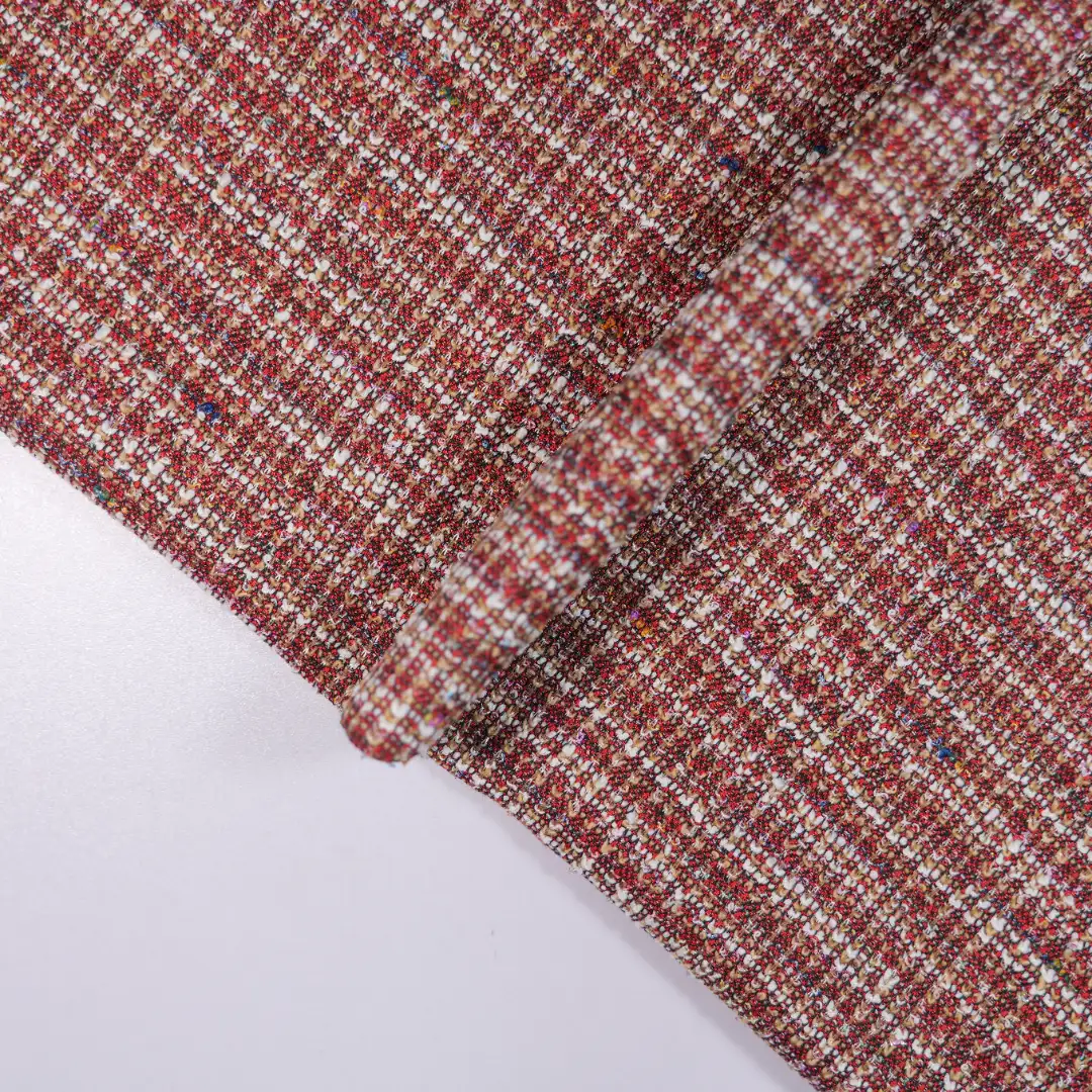 China Fabric for Skirt,Uniform,Strap Midi Dress Jacquard Knit Fabric Polyester Spandex Lurex red color buy from China wholesaler bulk order at wholesale price free worldwide shipping Alibaba