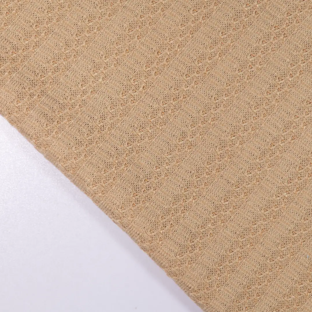 China Fabric for Skirt,Hoodie,Interlining Rib Knit Fabric Polyester Spandex khaki color buy from China wholesaler bulk order at wholesale price free worldwide shipping Alibaba