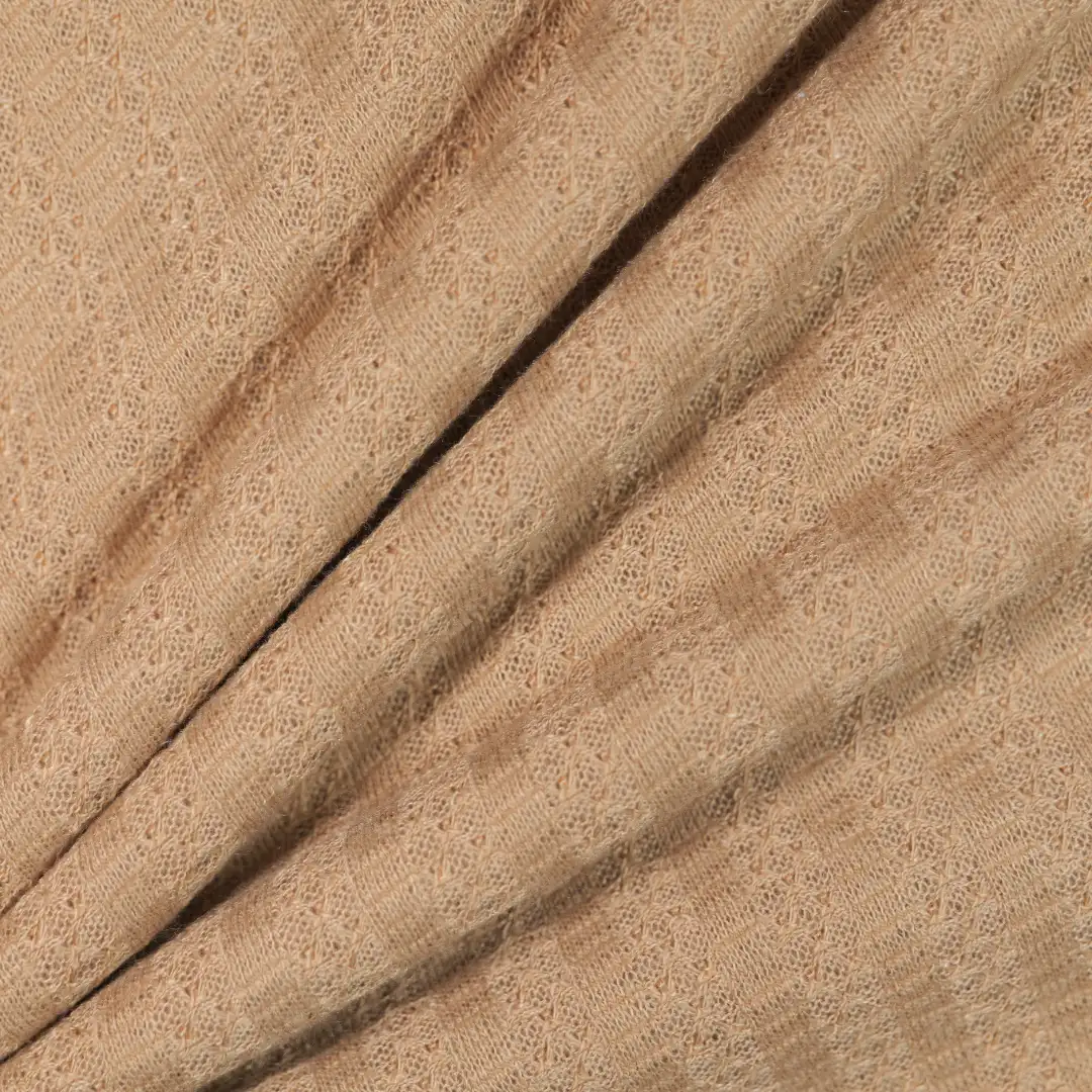 China Fabric for Skirt,Hoodie,Interlining Rib Knit Fabric Polyester Spandex khaki color buy from China wholesaler bulk order at wholesale price free worldwide shipping Alibaba