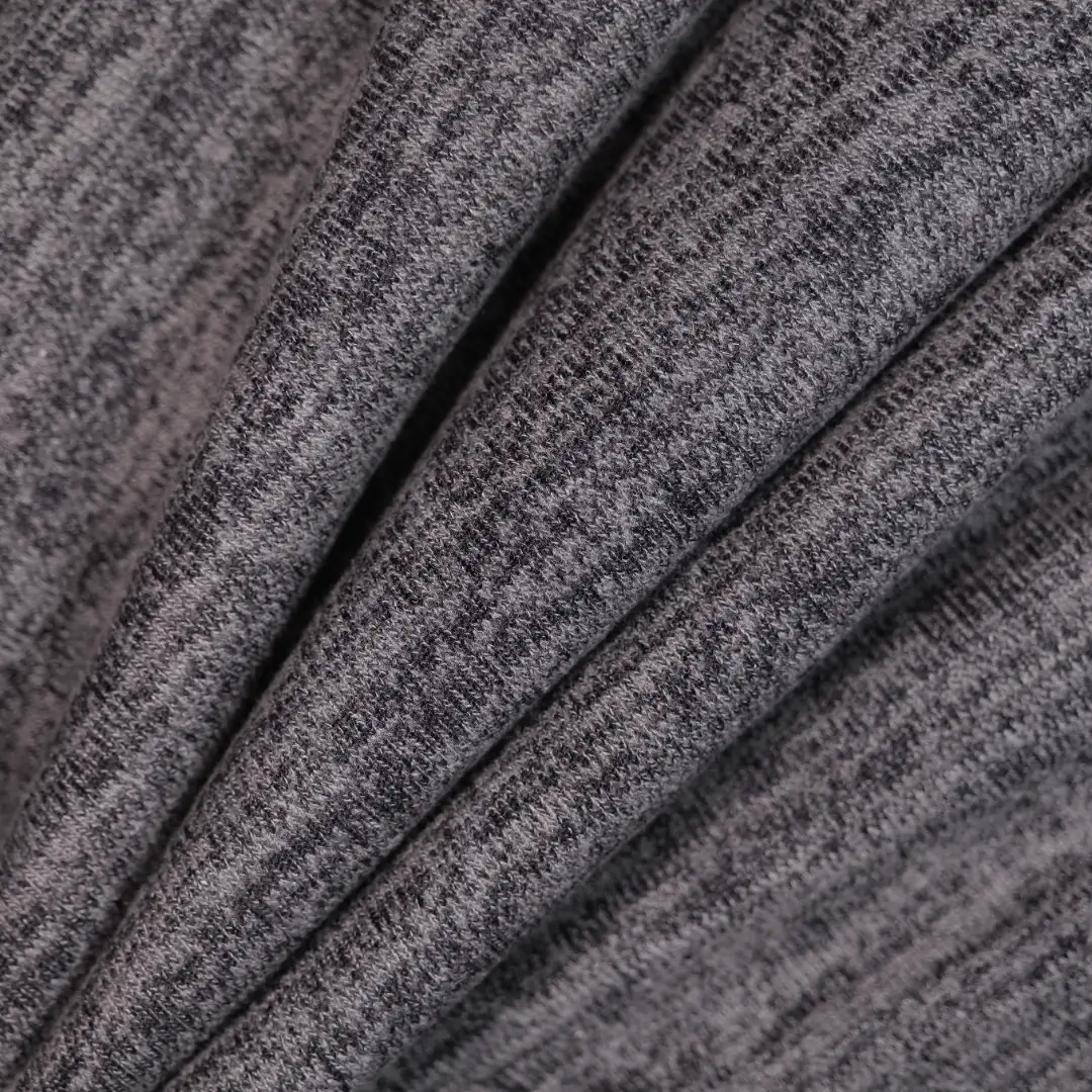 China Fabric for Hoodie,Pieced Rib Half-Zip Hoodie,Boys Sweatshirt and Joggers Set Single Jersey Knit Fabric Polyester Rayon Spandex grey color buy from China wholesaler bulk order at wholesale price free worldwide shipping Alibaba