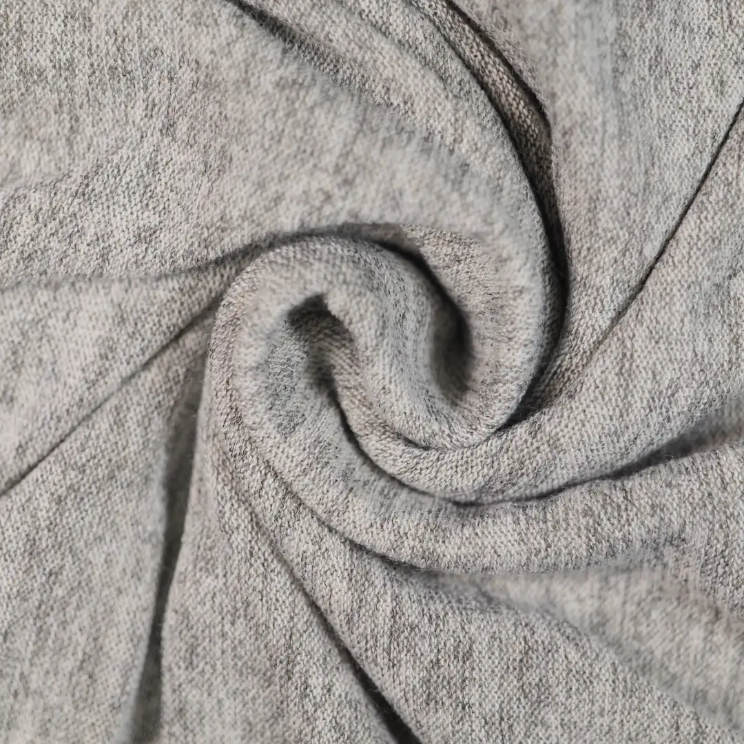 China Fabric for Shorts,Hoodie,Shirt Half Sleeve Zipper (Sweater) Single Jersey Knit Fabric Polyester Rayon Spandex grey color buy from China wholesaler bulk order at wholesale price free worldwide shipping Alibaba