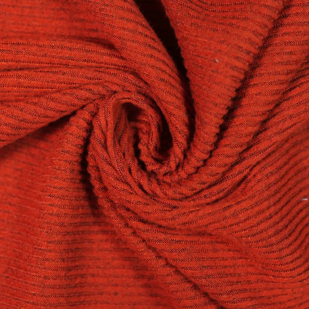 China Fabric for Pants,T-Shirt Rib Knit Fabric Polyester Spandex red color buy from China wholesaler bulk order at wholesale price free worldwide shipping Alibaba