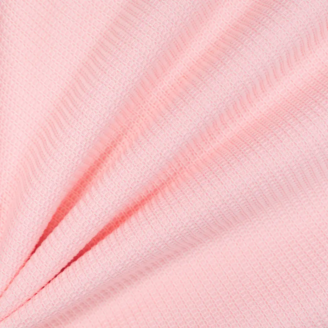 China Fabric for Wide Leg Trousers,Girls Cross Pinafore Dress,Girls Front-Split Pleated Dress,Mens Drawstring Pyjama Shorts,Womens Halterneck Cake Dress,Womens High Waist Bubble Skirt Ottoman Knit Fabric Polyester pink color buy from China wholesaler bulk order at wholesale price free worldwide shipping Alibaba