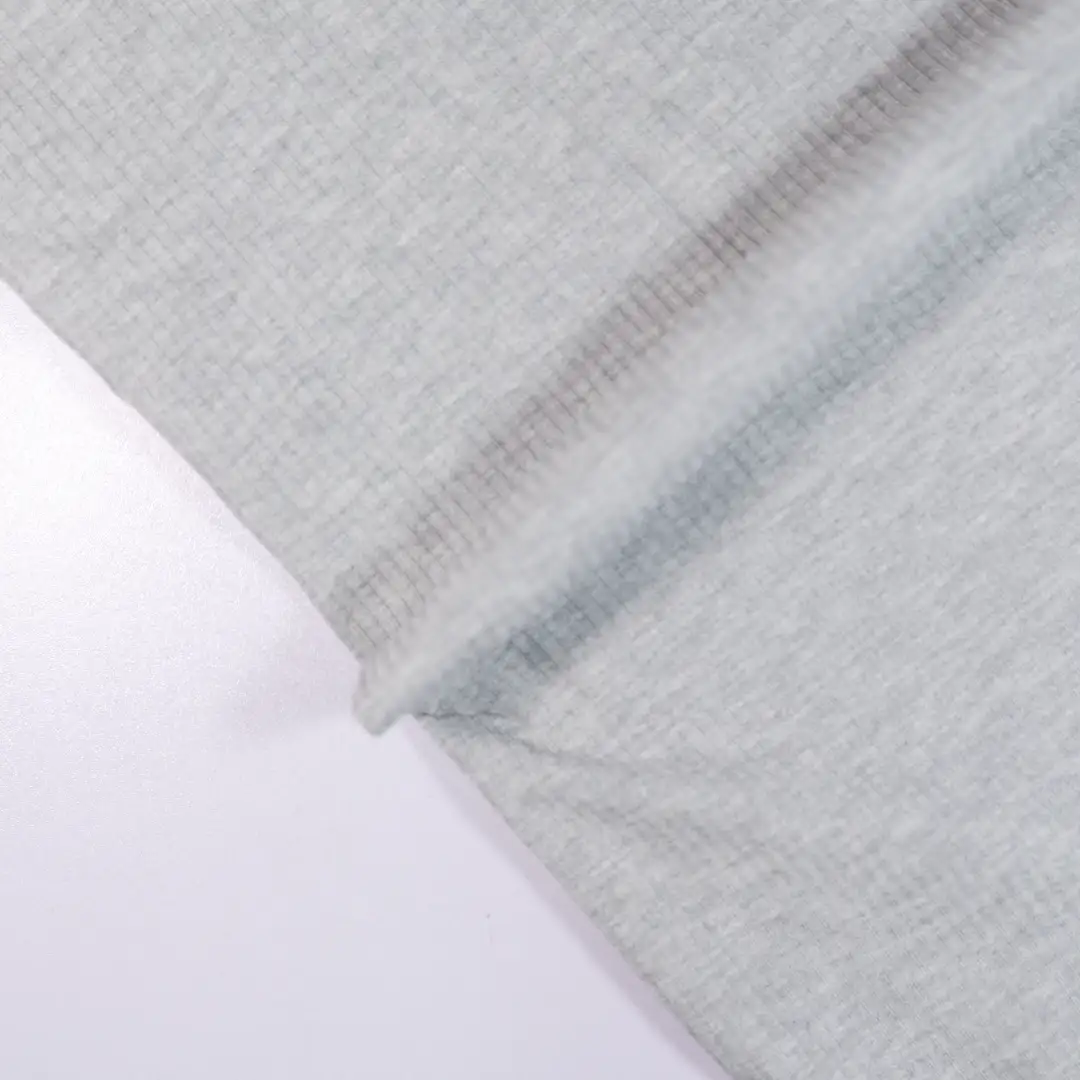 China Fabric for Hoodie,Sports Bras,Interlining Rib Knit Fabric Rayon Spandex grey color buy from China wholesaler bulk order at wholesale price free worldwide shipping Alibaba