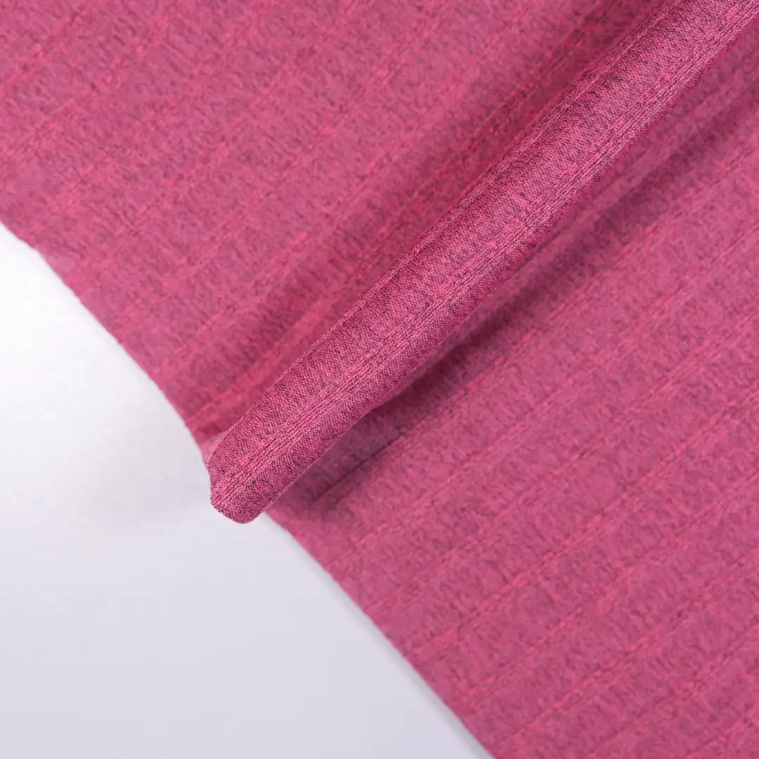 China Fabric for Hoodie  (Sweater),Wide Leg Trousers Rib Knit Fabric Polyester Spandex hot pink color buy from China wholesaler bulk order at wholesale price free worldwide shipping Alibaba