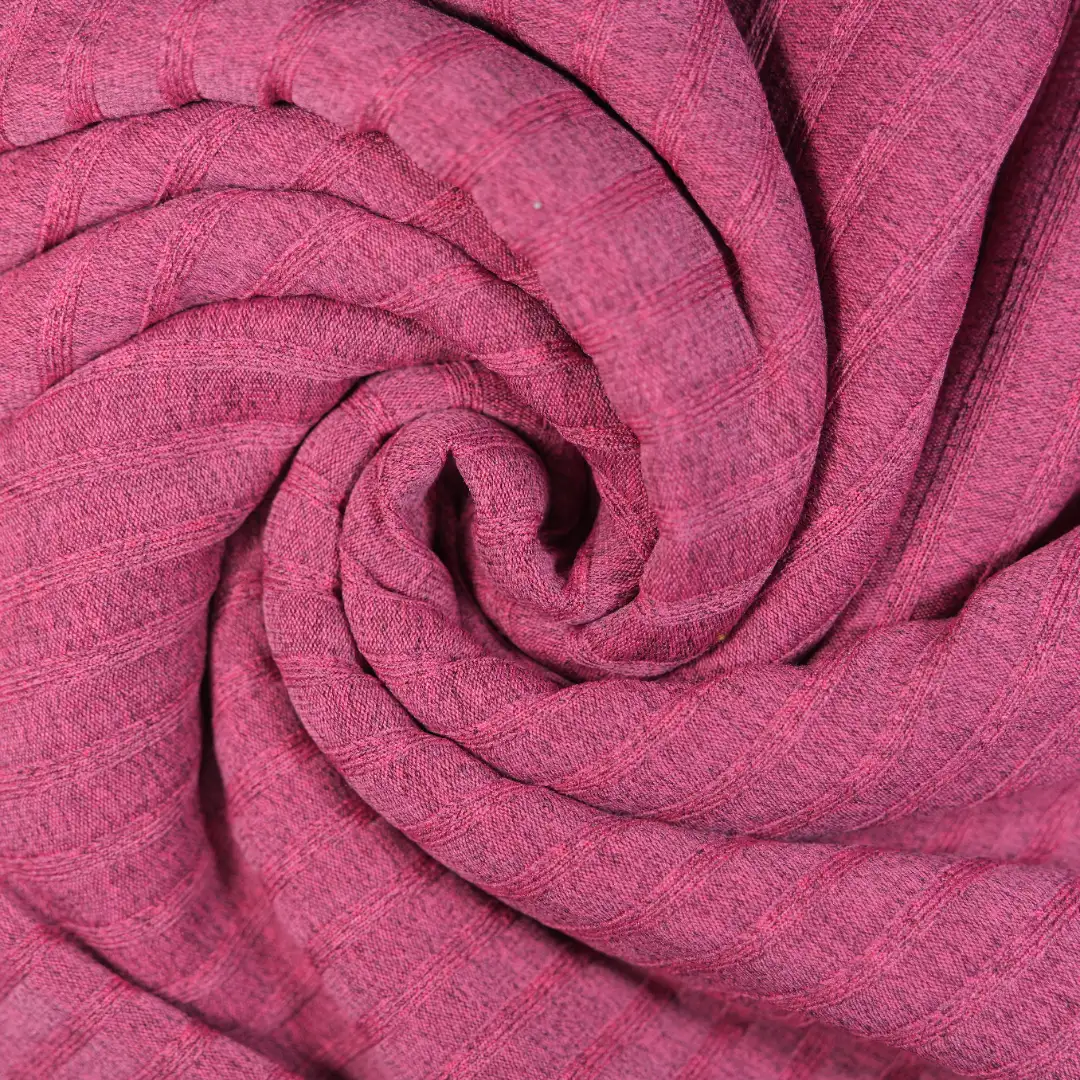 China Fabric for Hoodie  (Sweater),Wide Leg Trousers Rib Knit Fabric Polyester Spandex hot pink color buy from China wholesaler bulk order at wholesale price free worldwide shipping Alibaba