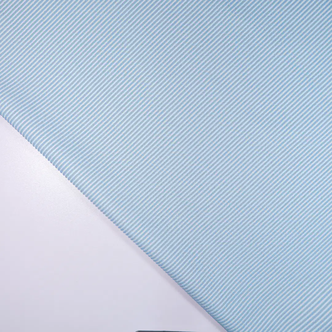 China Fabric for Hoodie,Shirt Half Sleeve Button (Sweater),Chino Rib Knit Fabric Polyester Spandex PET blue color buy from China wholesaler bulk order at wholesale price free worldwide shipping Alibaba