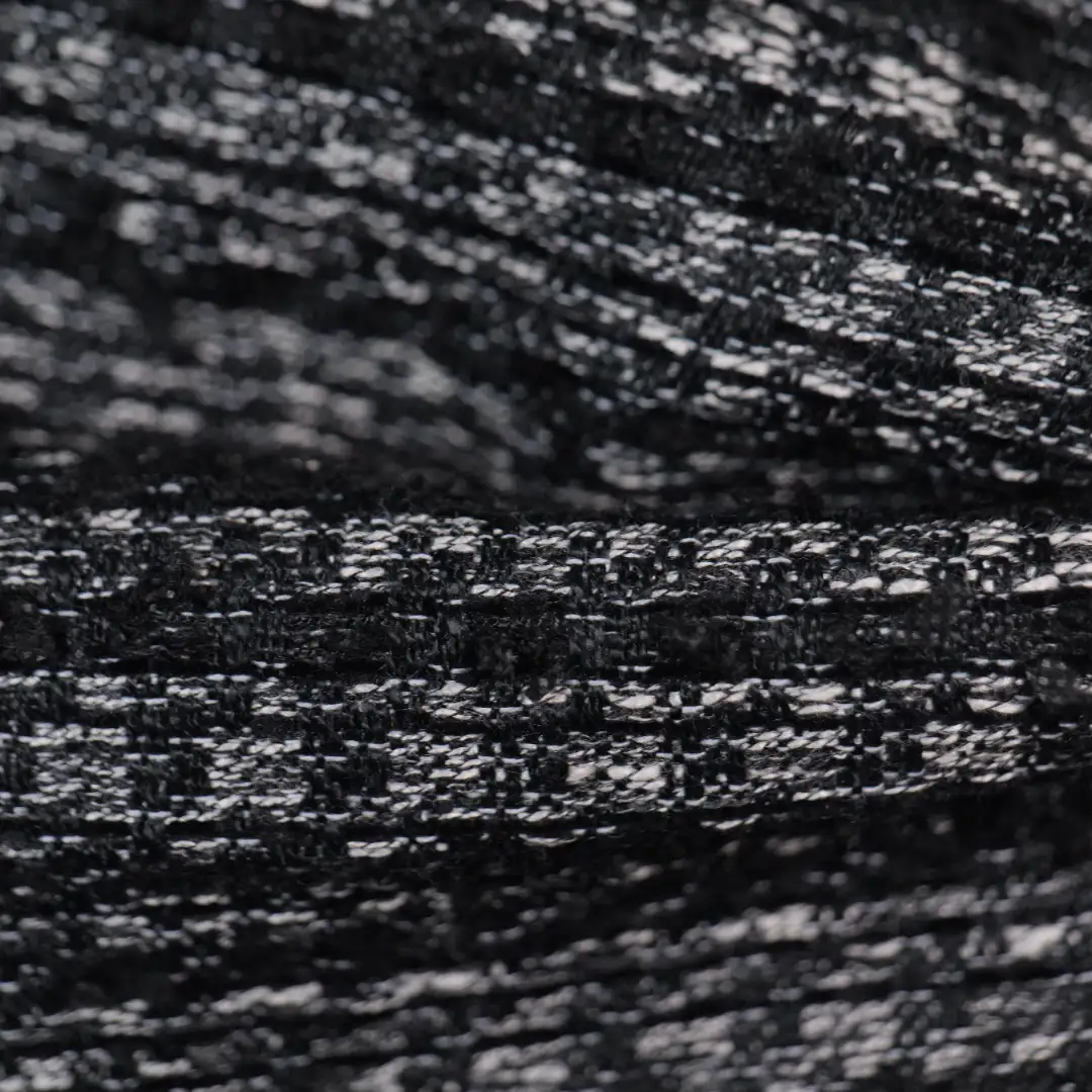 China Fabric for Jackets,Skirt Chanel-Style Fabric Woolen Polyester Rayon black color buy from China wholesaler bulk order at wholesale price free worldwide shipping Alibaba