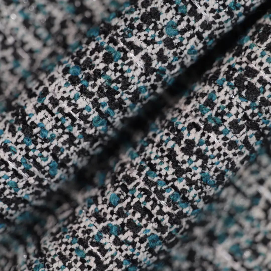 China Fabric for Skirt,Trench Coat Chanel-Style Fabric Woolen Polyester black color buy from China wholesaler bulk order at wholesale price free worldwide shipping Alibaba