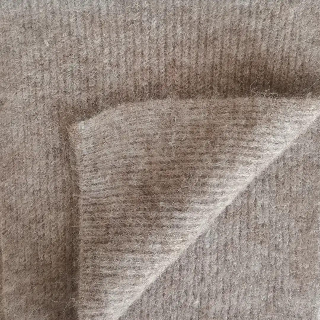 China Yarn for Open Cardigan (Sweater),Knitted Jacket (Sweater),Round Neck Pullover (Sweater),Crew Neck Pullover (Sweater),Crop Top Pullover (Sweater),Dresses (Cardigan Open) (Sweater),Dresses (Cardigan Button) (Sweater),Dresses (Pullover) (Sweater) Mossy Yarn Fancy Yarn Recycled Polyester Nylon Wool Polyester Elastane Brown color buy from China wholesaler bulk order at wholesale price free worldwide shipping Alibaba